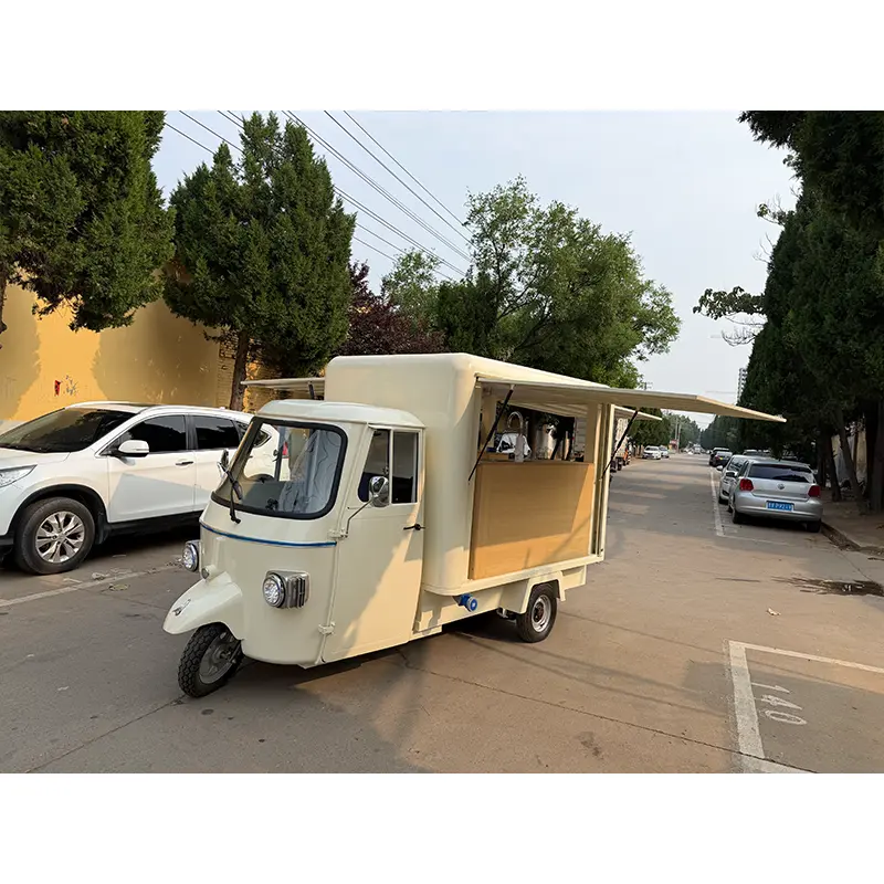 Piaggio Ape mobil qəhvə bar maşını