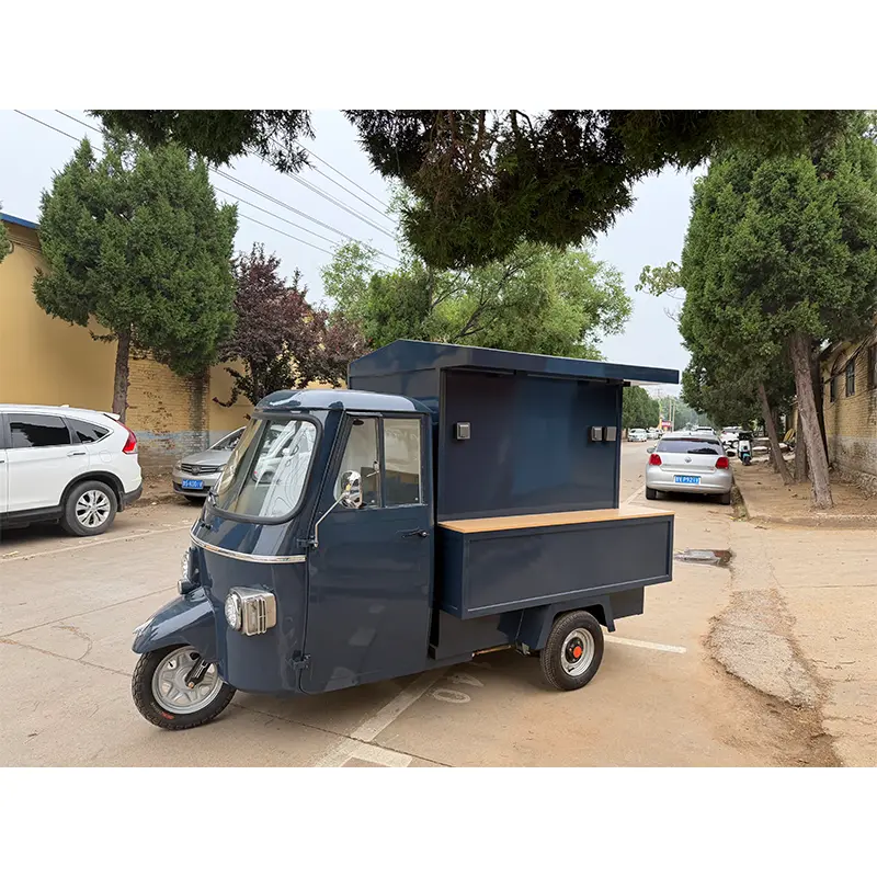 Piaggio Yandan Açılan Fast Food Van
