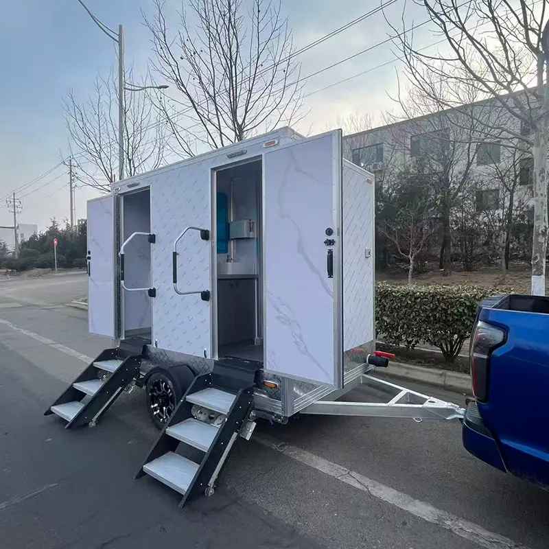 İki Stansiyalı Portativ Tualet Treyleri