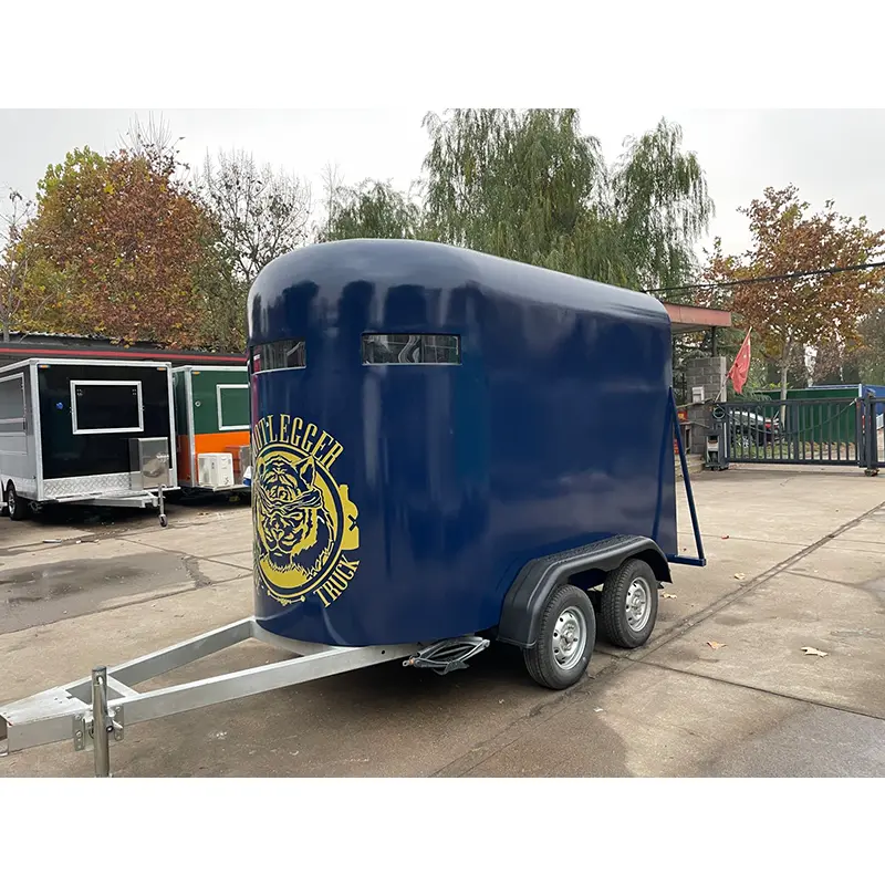 Vintage Horse Box Mobil Bar Treyleri